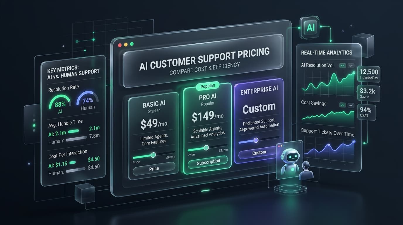 How Much Does an AI Customer Support Agent Cost?