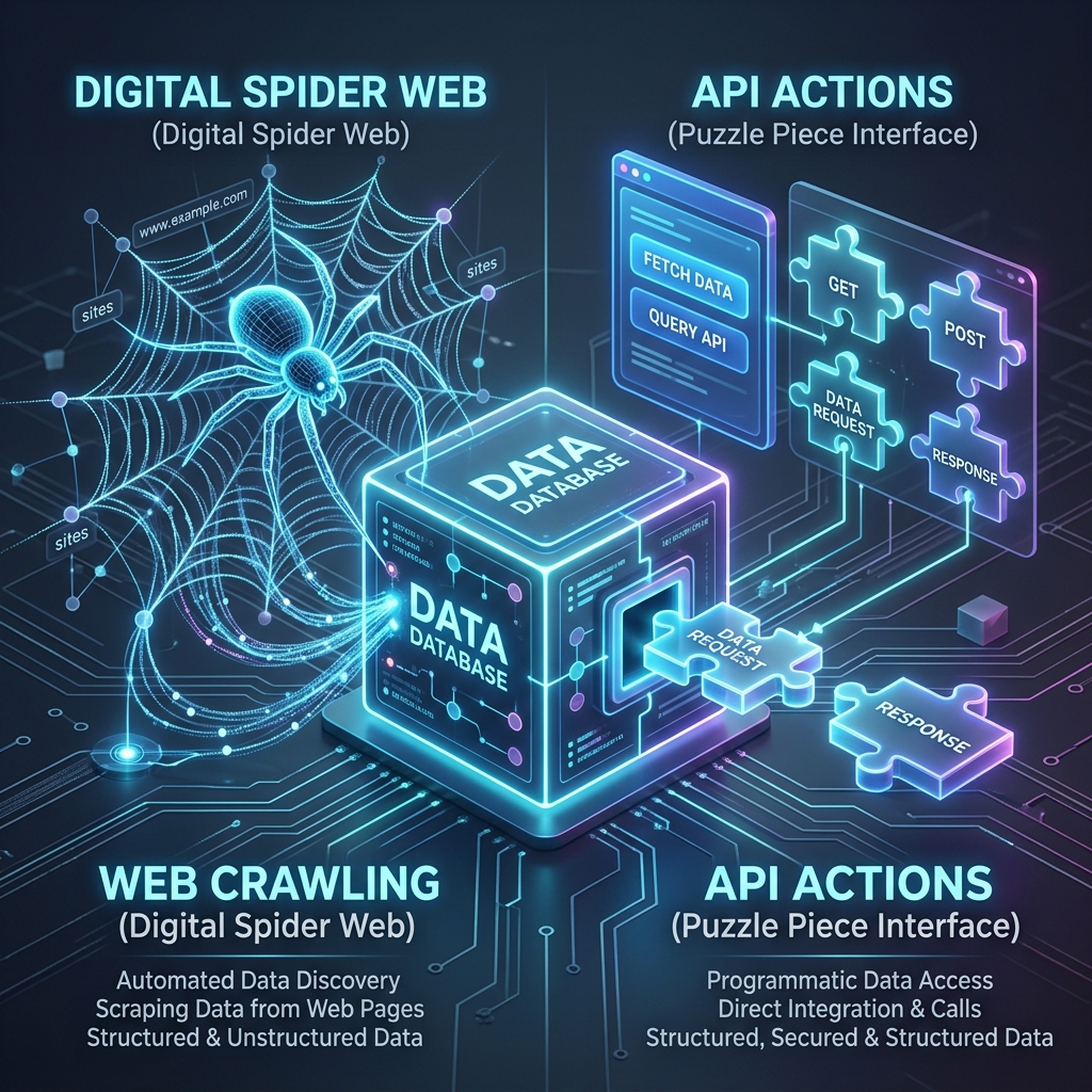 Web Crawling vs API Actions: Which is Better for Your Chatbot?